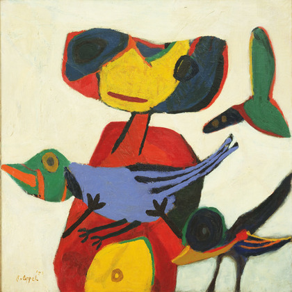 "Child with Birds". 1950