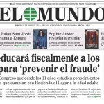Portada de El Mundo, 26 enero, 2013