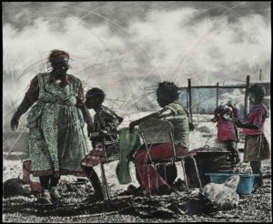 Phillemon Hlunwani - "Va Vasati A Tirhweni" (Women at Work), 2015