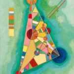 Wassily Kansisky, Bunt im Dreieck (Bigarrure dans le triangle) 1927